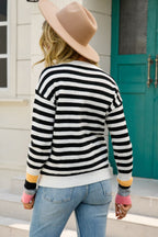 Warm Spice Striped Round Neck Sweater (8)