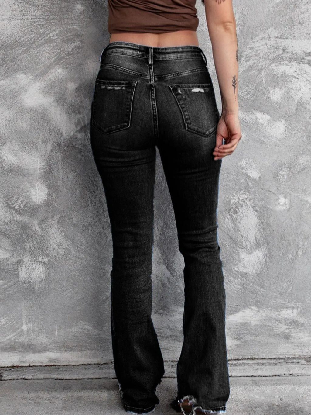 Distressed Flare Jeans (11)