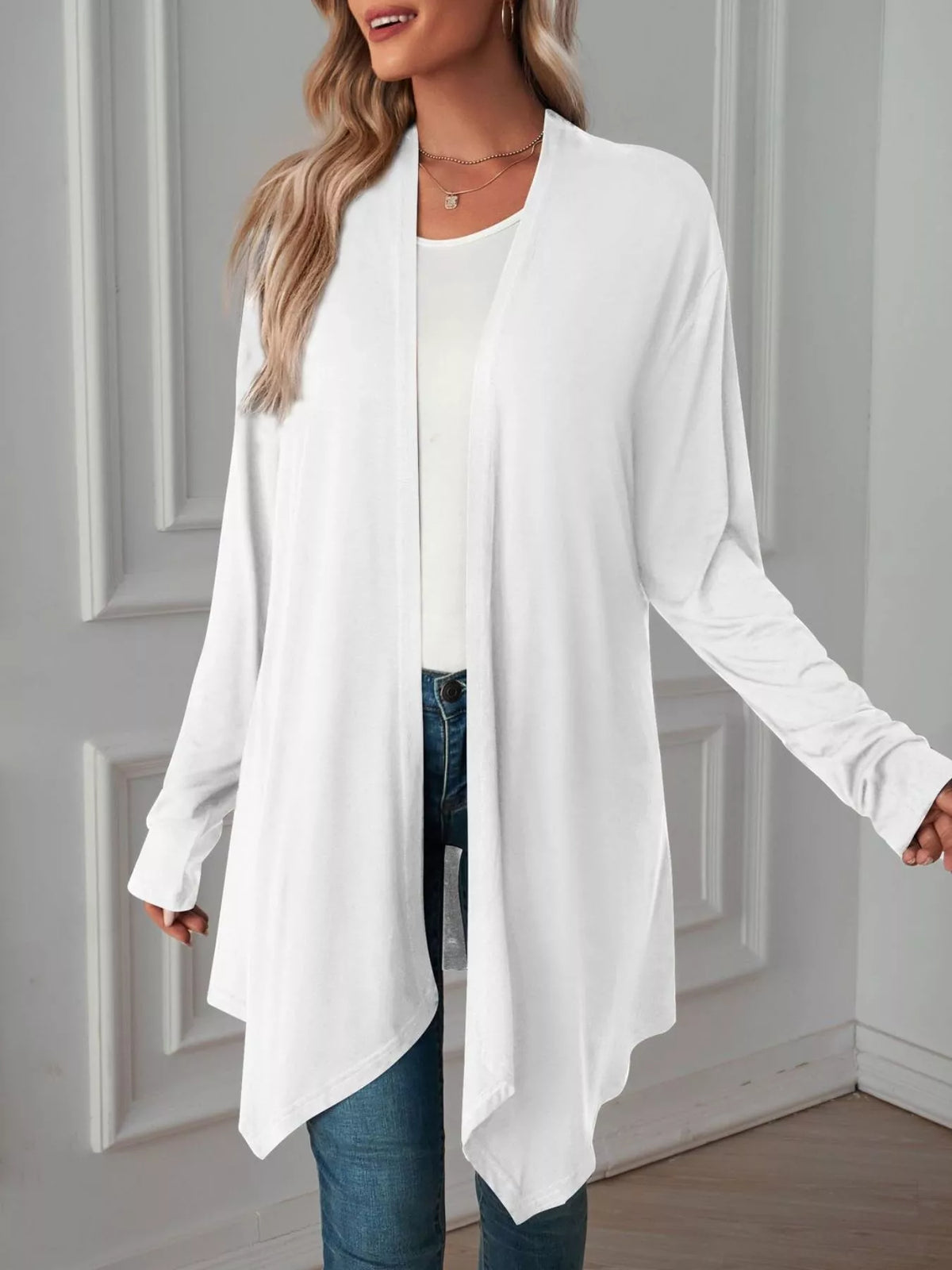Lightweight Open Front Cardigan (28)