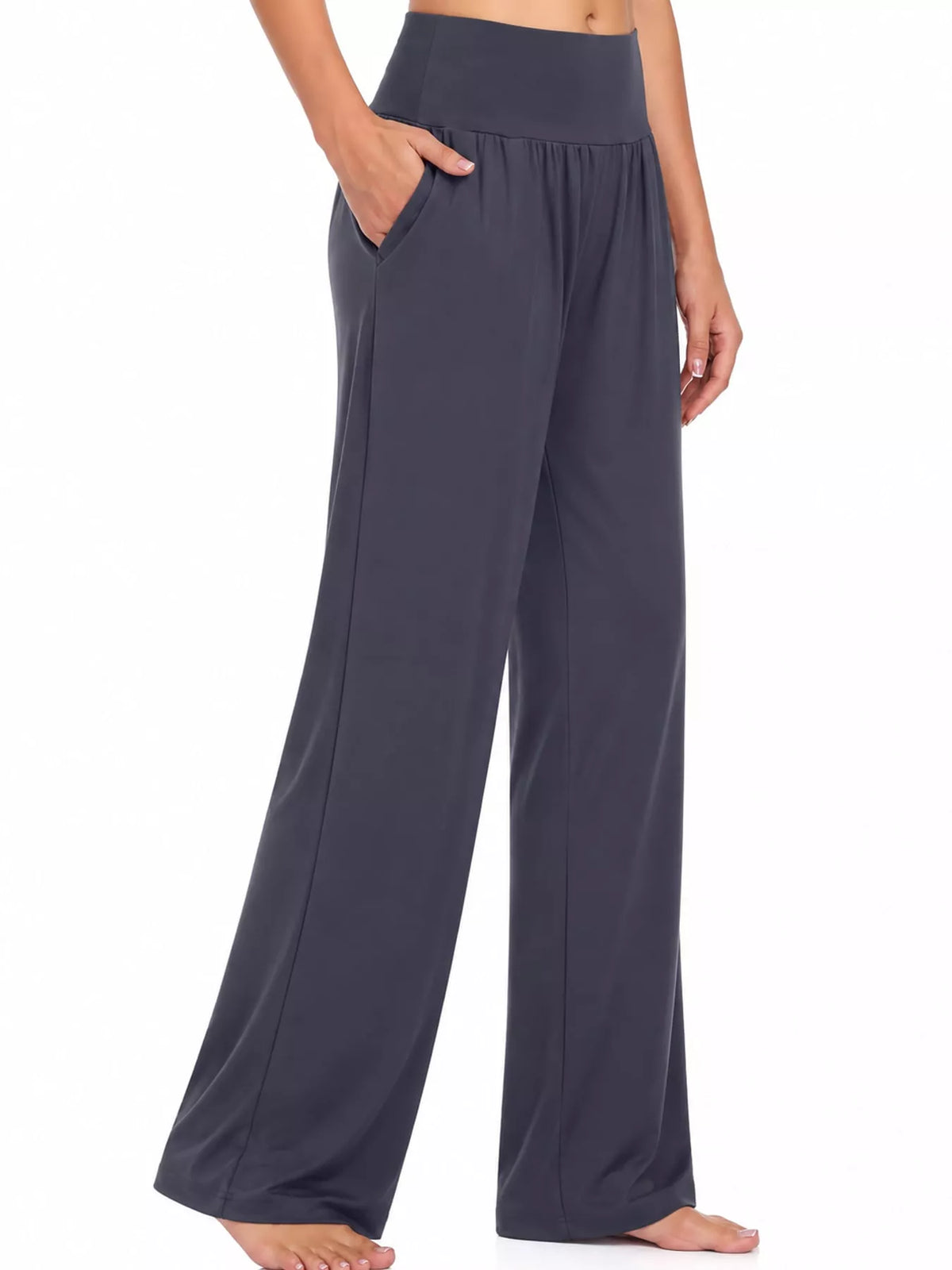High-waisted Wide-leg Pants (6)