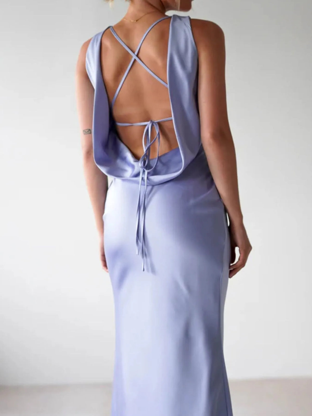 Satin Sleeveless Maxi Dress (7)