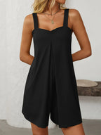 Sweetheart Neck Wide Strap Romper Pockets (8)