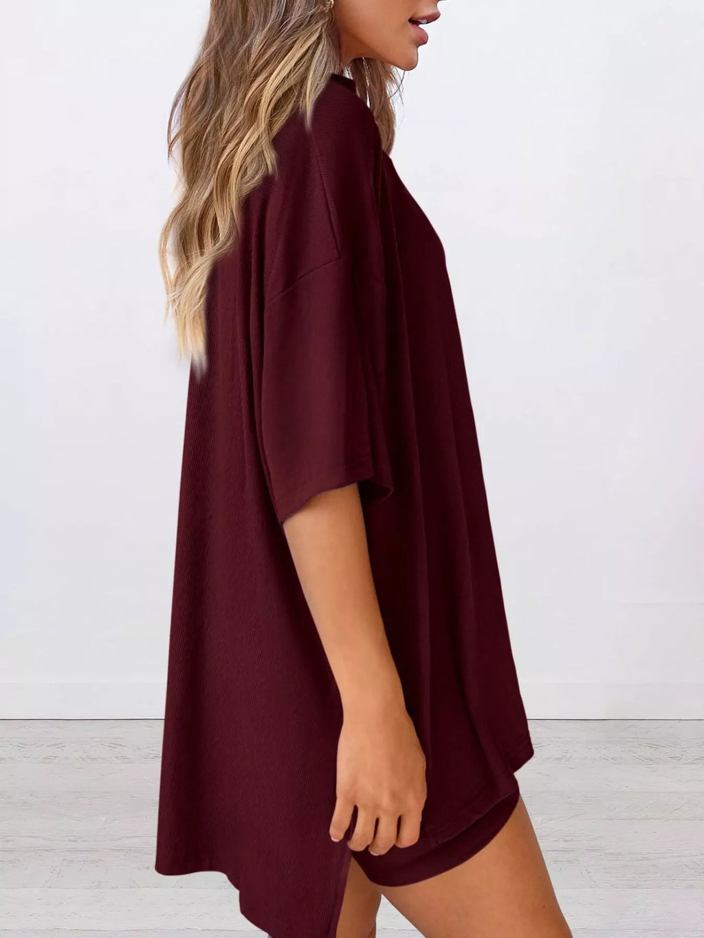 Full Round Neck Two-piece Set (4)
