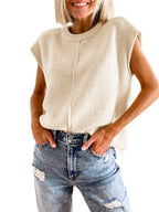 Cap Sleeve Sweater Vest (8)
