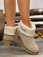 Thermal Fuzzy Block Heel Boots (26)