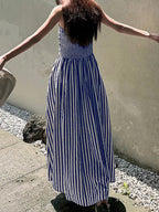 Striped Sleeveless Maxi Dress (10)