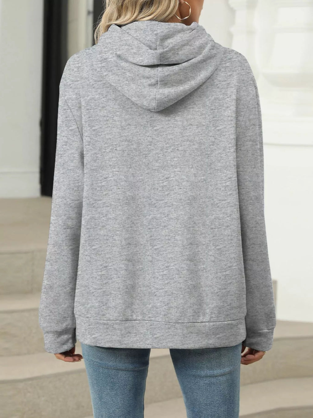 Kangaroo Pocket Long Sleeve Hoodie (5)