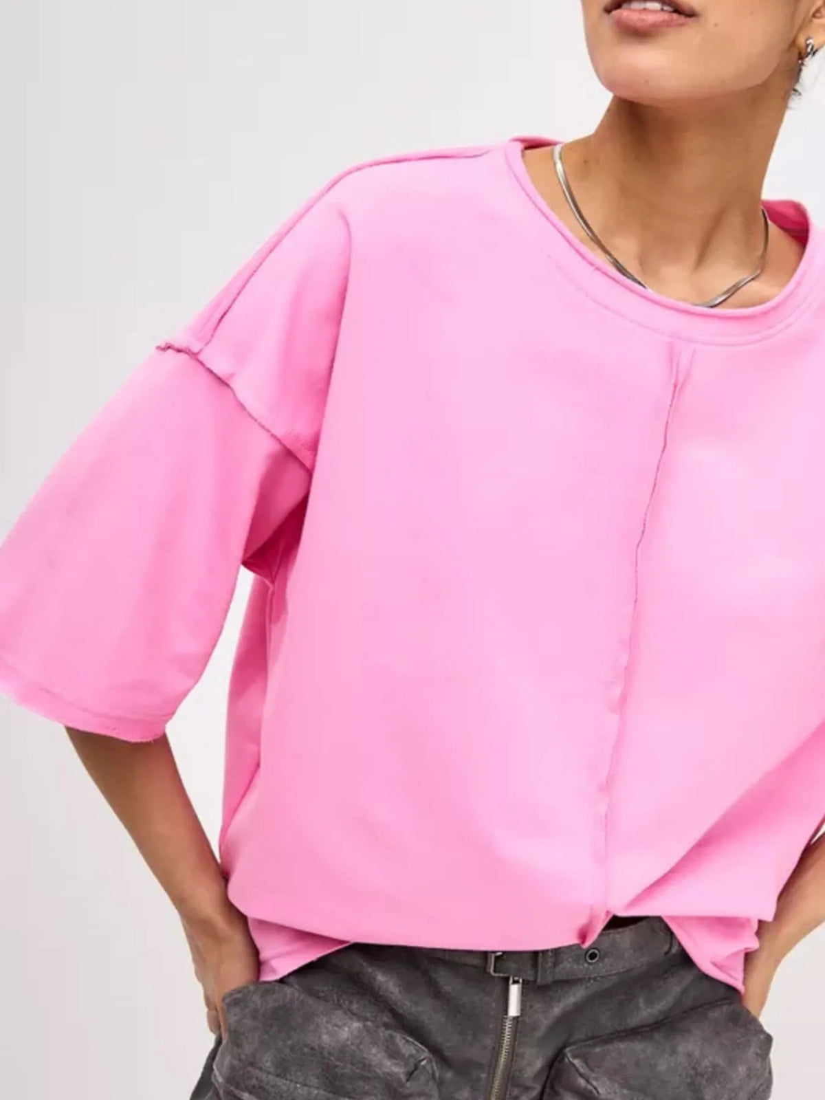 Round Neck Half Sleeve T-shirt (4)