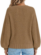 Full Size Chunky Knit Button-down Cardigan Plus (24)
