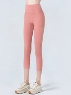 Wide Waistband Cropped Sports Leggings (2)