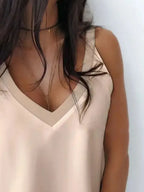 V-neck Wide Strap Cami (8)