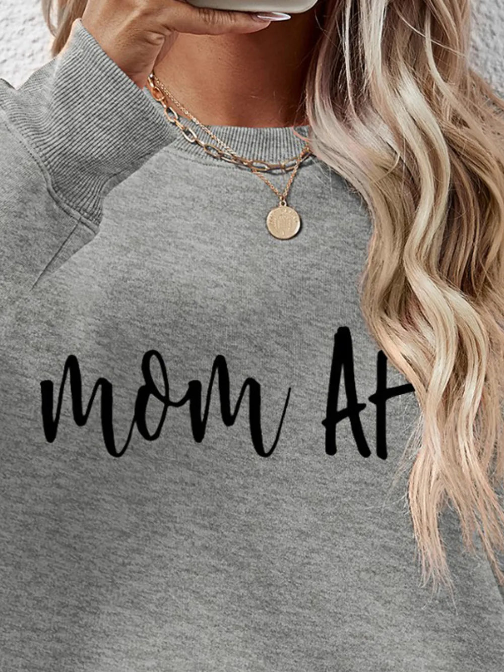 Letter Graphic Dropped Shoulder Sweatshirt (14)