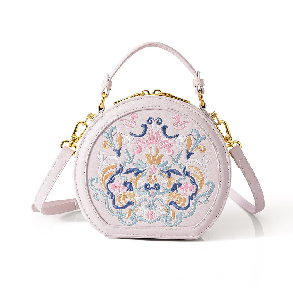 Literary Shoulder Bag Small Crossbody Round variant CJNS255563001AZ