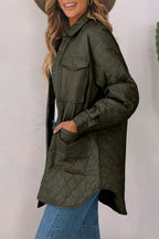 Snap Down Collared Winter Coat (15)