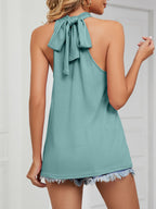 High Neck Tie Back Cami (15)