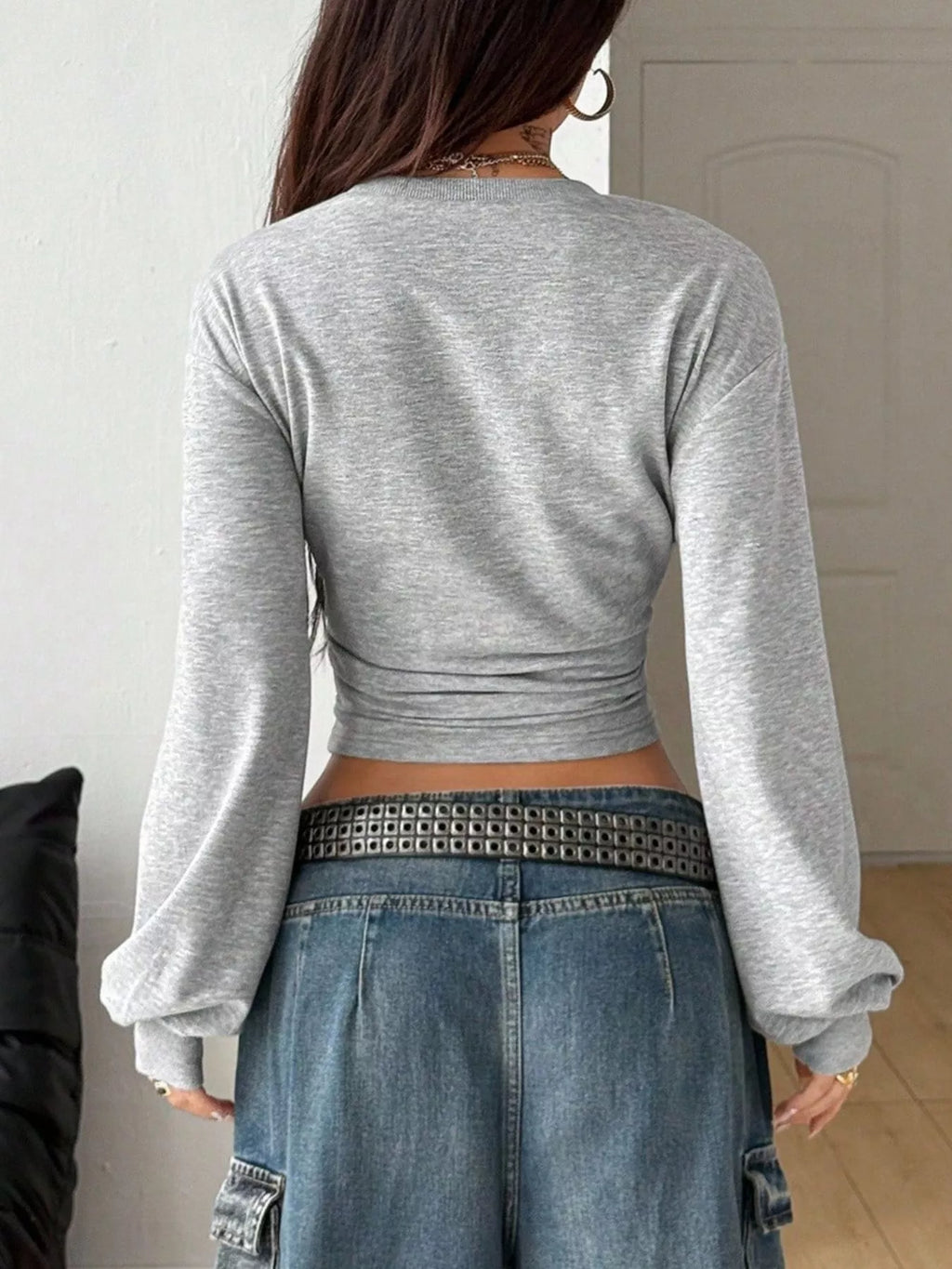 Long Sleeve Cropped T-shirt (6)