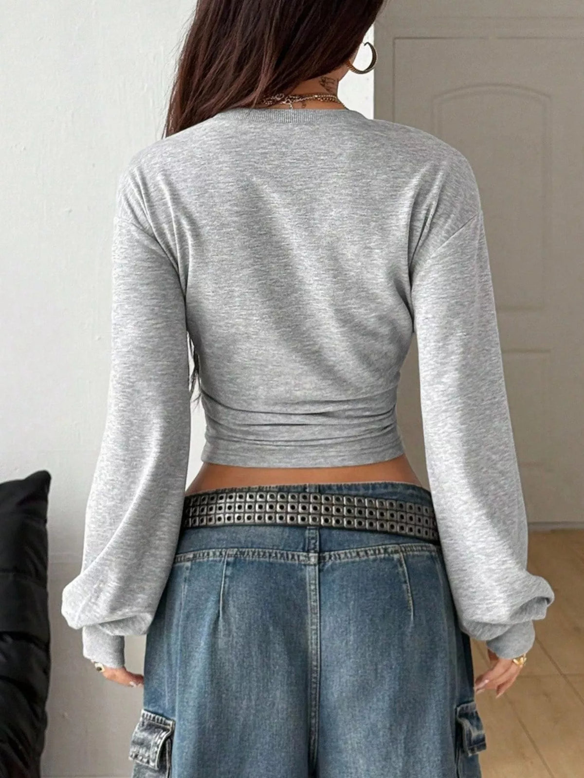 Long Sleeve Cropped T-shirt (6)