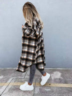 Plaid Button Up Longline Shacket (16)