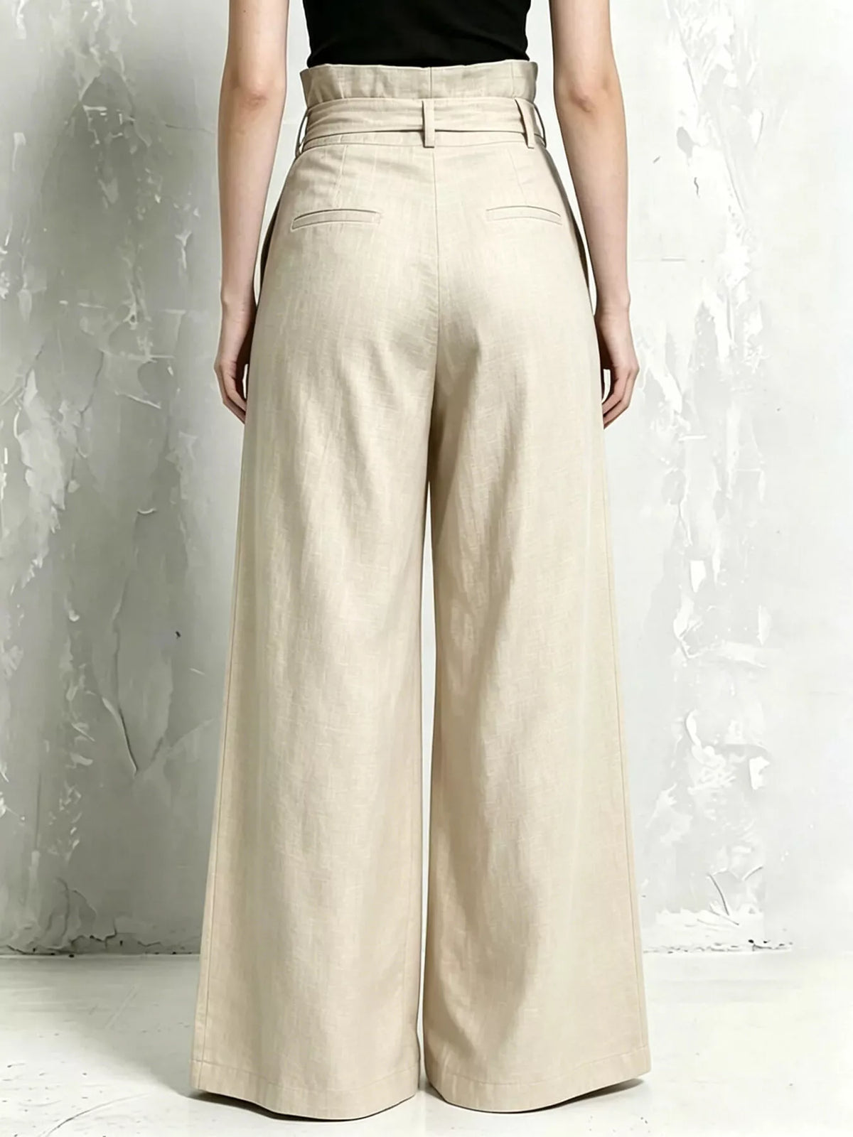 Full Size Wide-leg Paperbag Waist Pants Plus (6)
