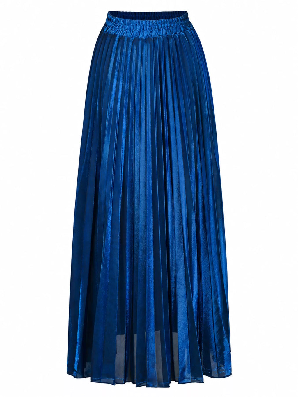 High-waisted Pleated Maxi Skirt (11)