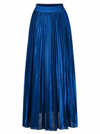 High-waisted Pleated Maxi Skirt (11)