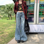 American High Waist Bootcut Jeans variant CJNZ231497301AZ|CJNZ231497302BY|CJNZ231497303CX|CJNZ231497304DW|CJNZ231497305EV|CJNZ231497306FU