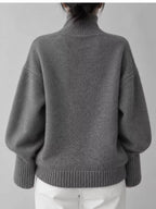 Turtleneck Dropped Shoulder Sweater (52)