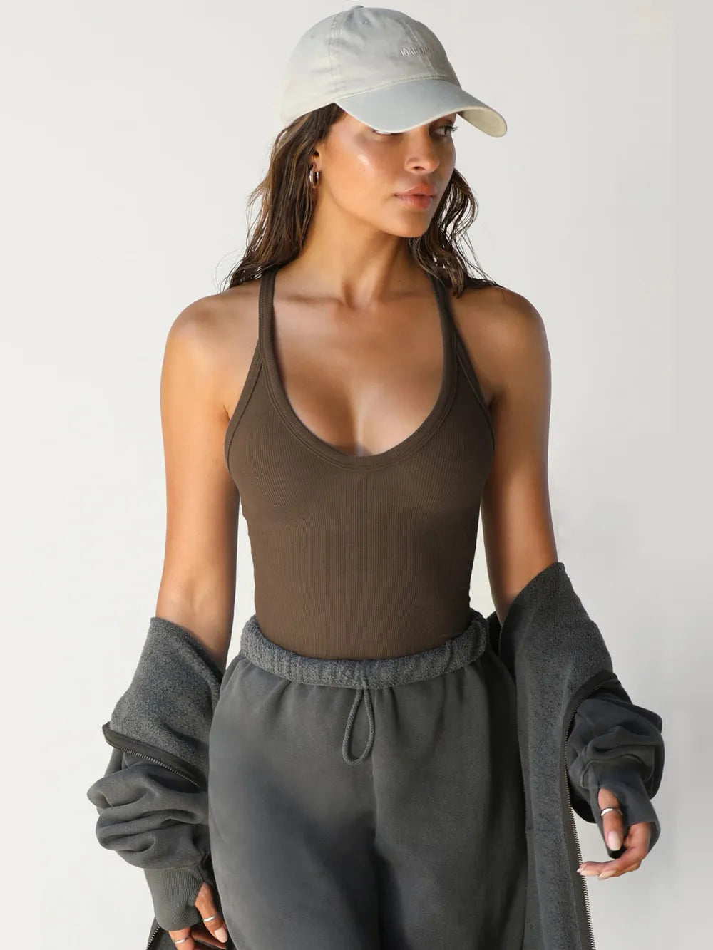 Scoop Neck Wide Strap Tank (10)