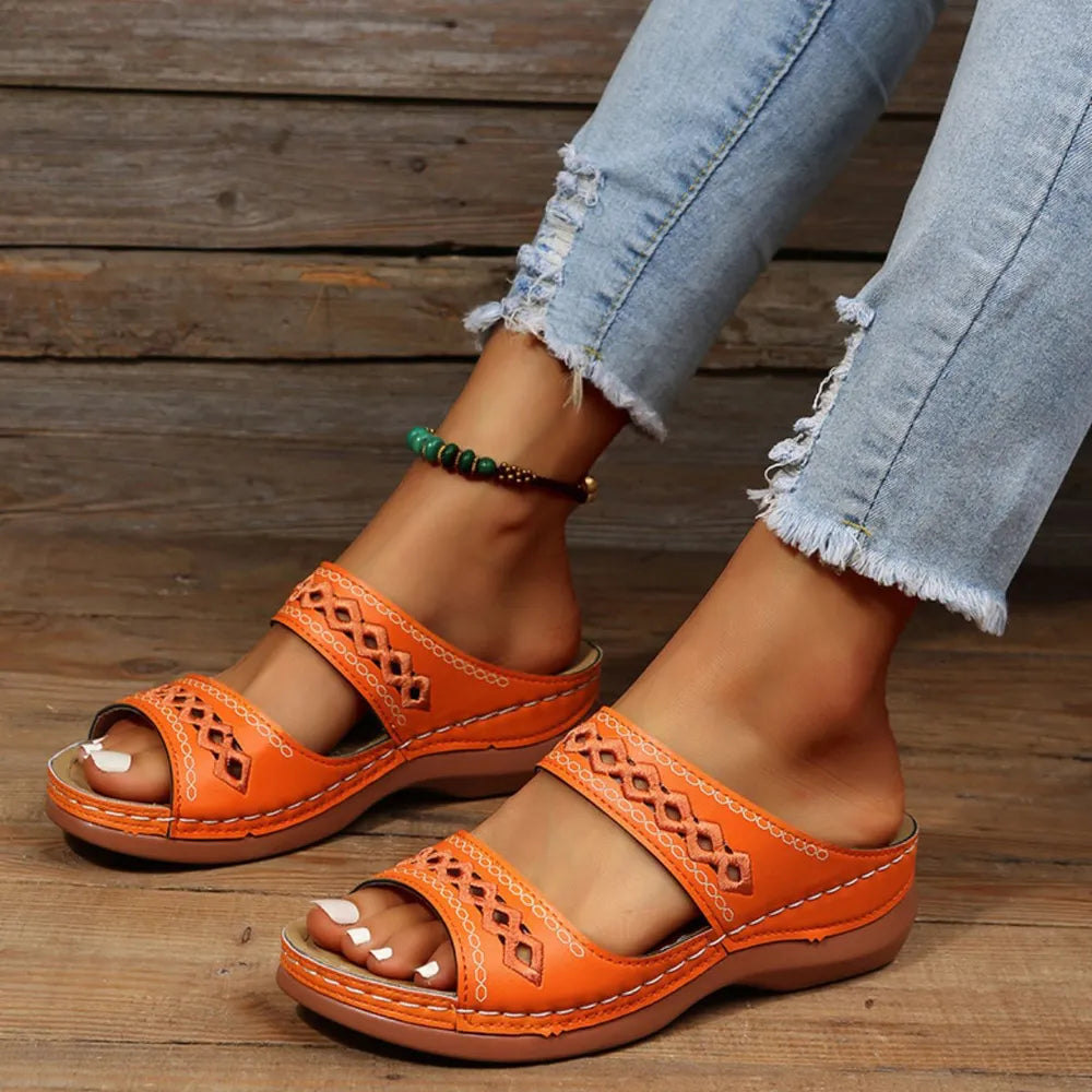 Open Toe Flats Sandals (7)