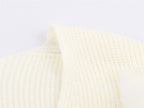 Casual V-neck Cuff Furry Knitted Dress photo 5