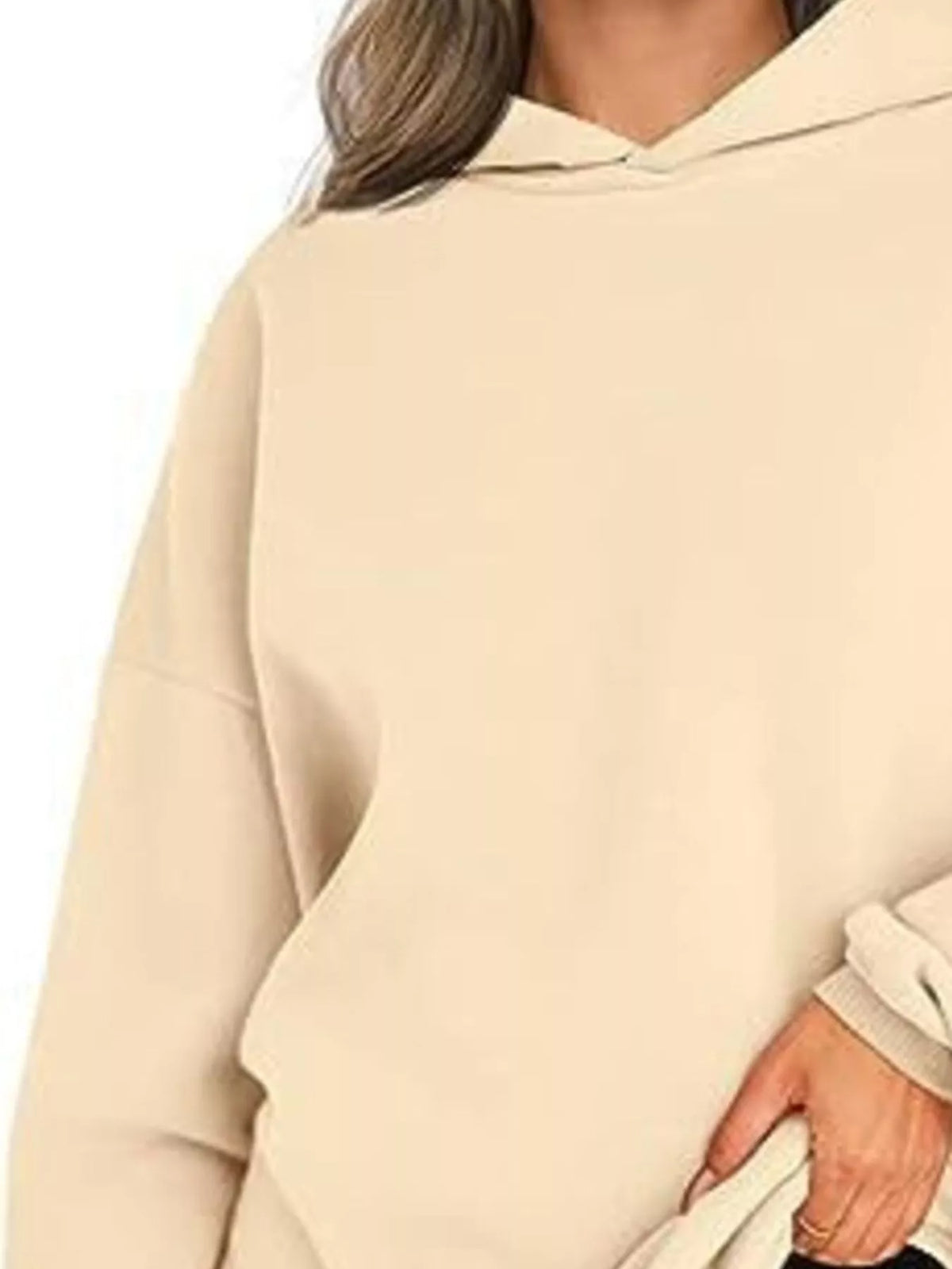 Drop Shoulder Long Sleeve Hoodie (6)