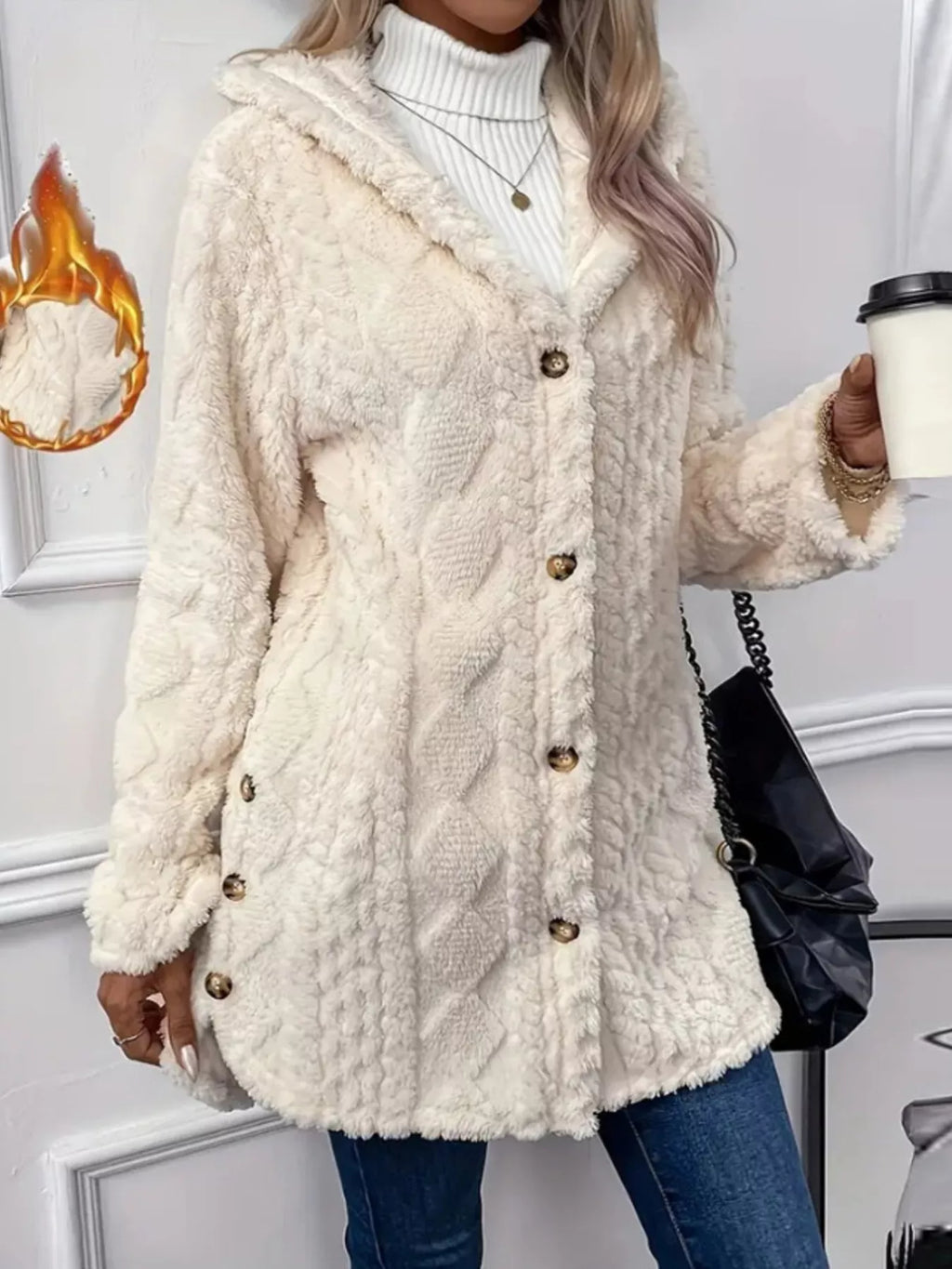 Full Size Button-down Hooded Outerwear Plus (21)