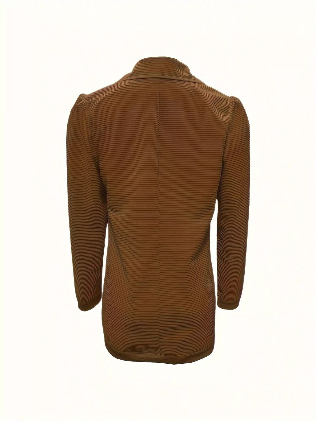 Texture Knit Double-breasted Blazer (9)