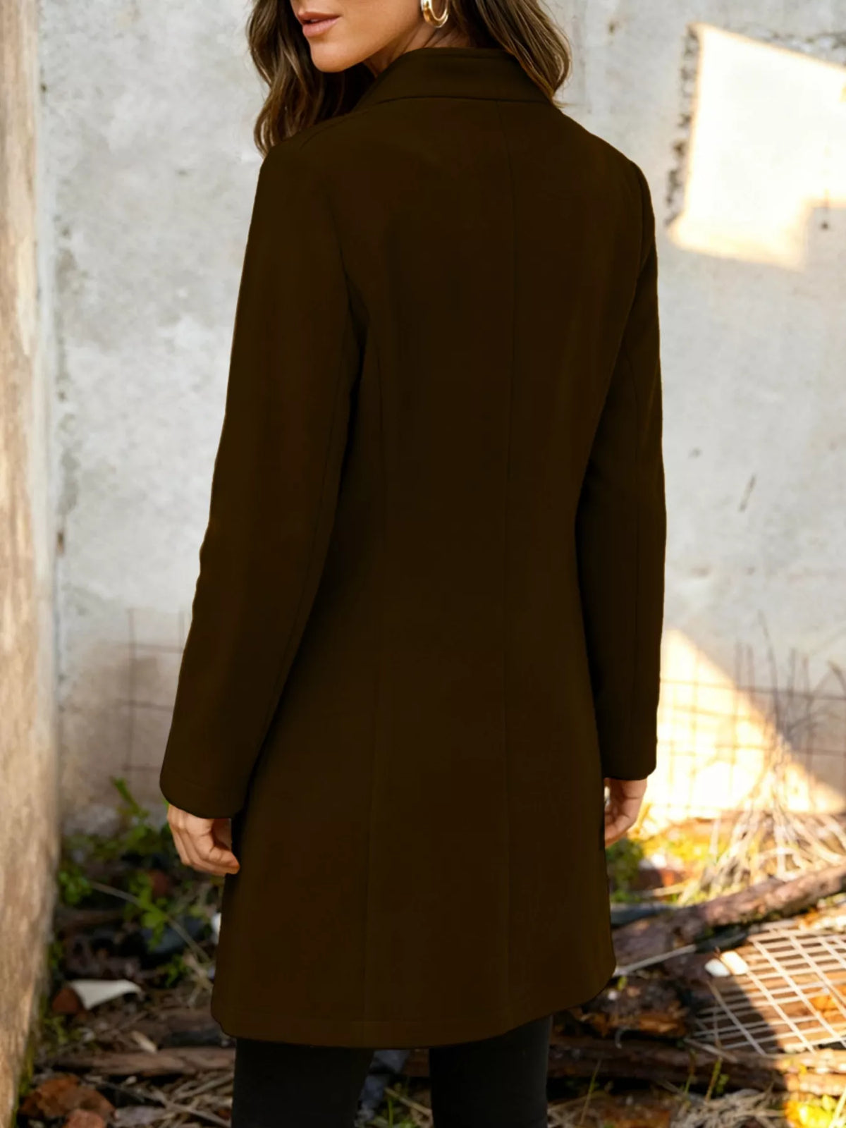 Button-down Longline Outerwear (18)