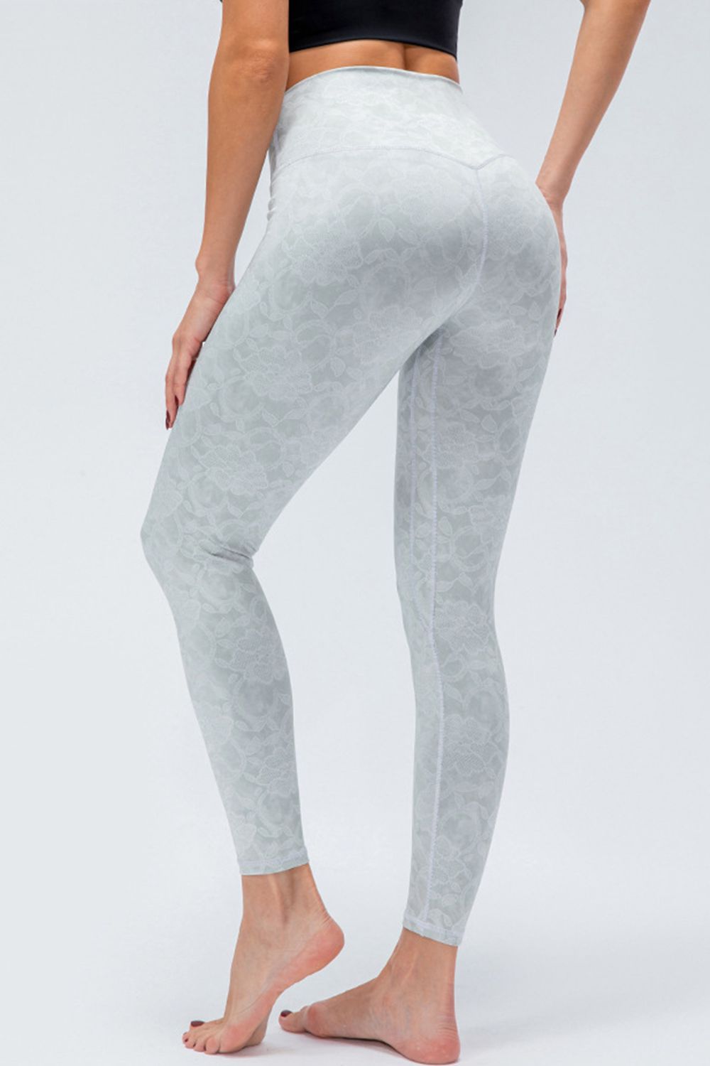 Wide Waistband Slim Fit Active Leggings (17)