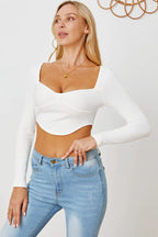 Ribbed Long Sleeve T-shirt (3)
