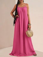 Spaghetti Strap Flowy Maxi Dress (14)