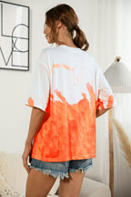 Tie-dye Round Neck Tee Shirt (6)