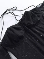 Glitter Mini Dress Sleeves (9)