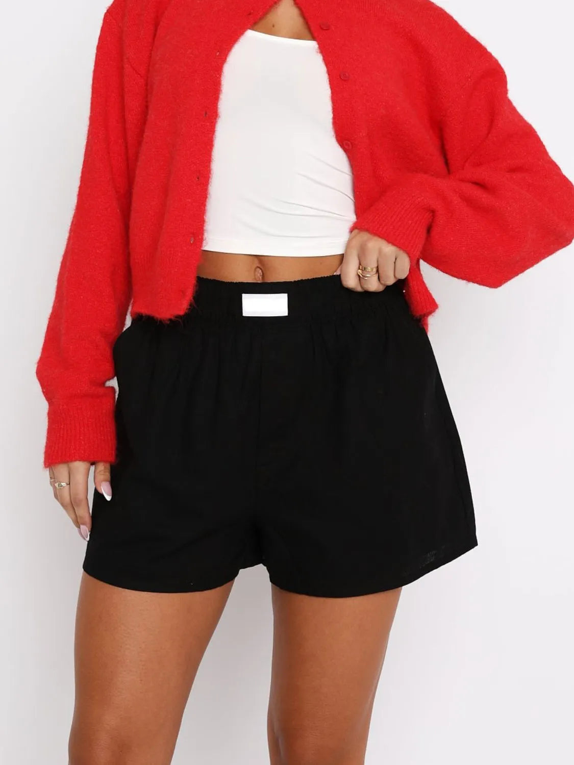 Elastic Waist Shorts (19)