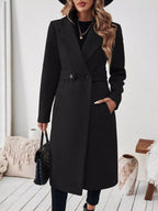 Lapel Collar Longline Coat (8)