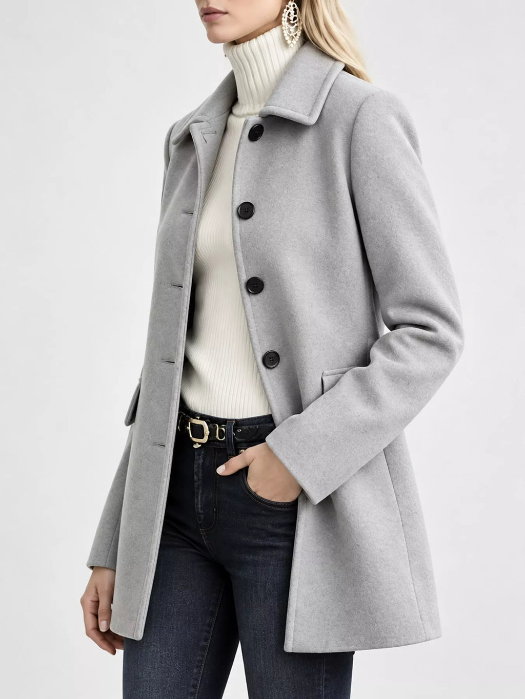 Single-breasted Longline Coat (7)