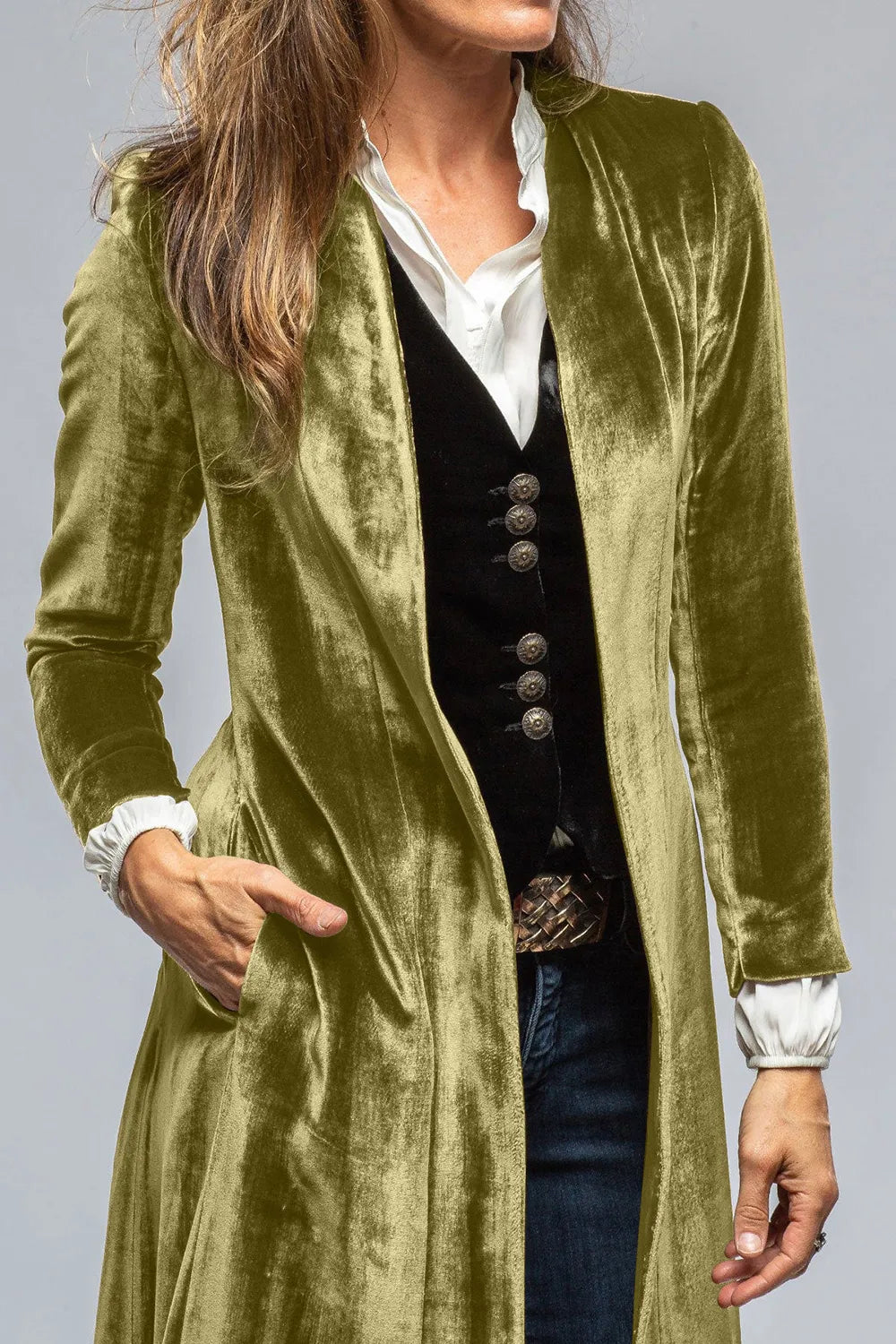 Slit Back Open Front Cardigan (6)