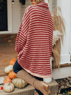 Striped Turtleneck Sweater Pockets (6)