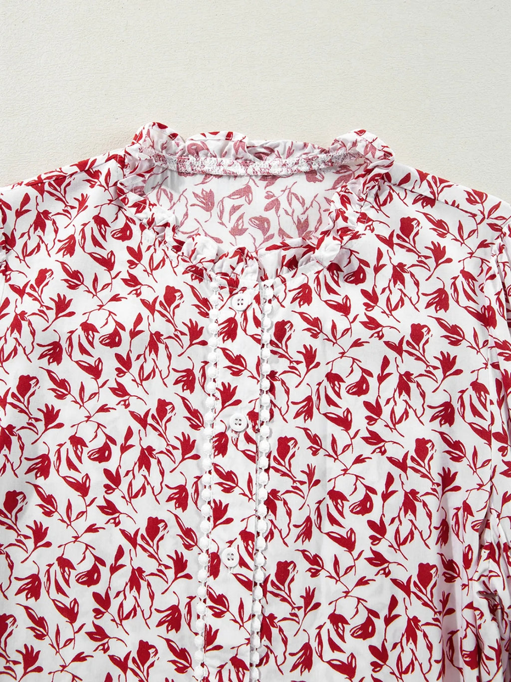 Floral Button Down Long Sleeve Shirt (5)
