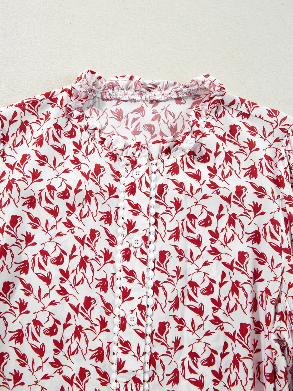 Floral Button Down Long Sleeve Shirt (5)
