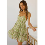 Vacation Print Slip Dress photo 13