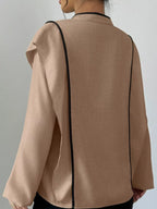 Chinese-style Mandarin Collar Blouse (16)