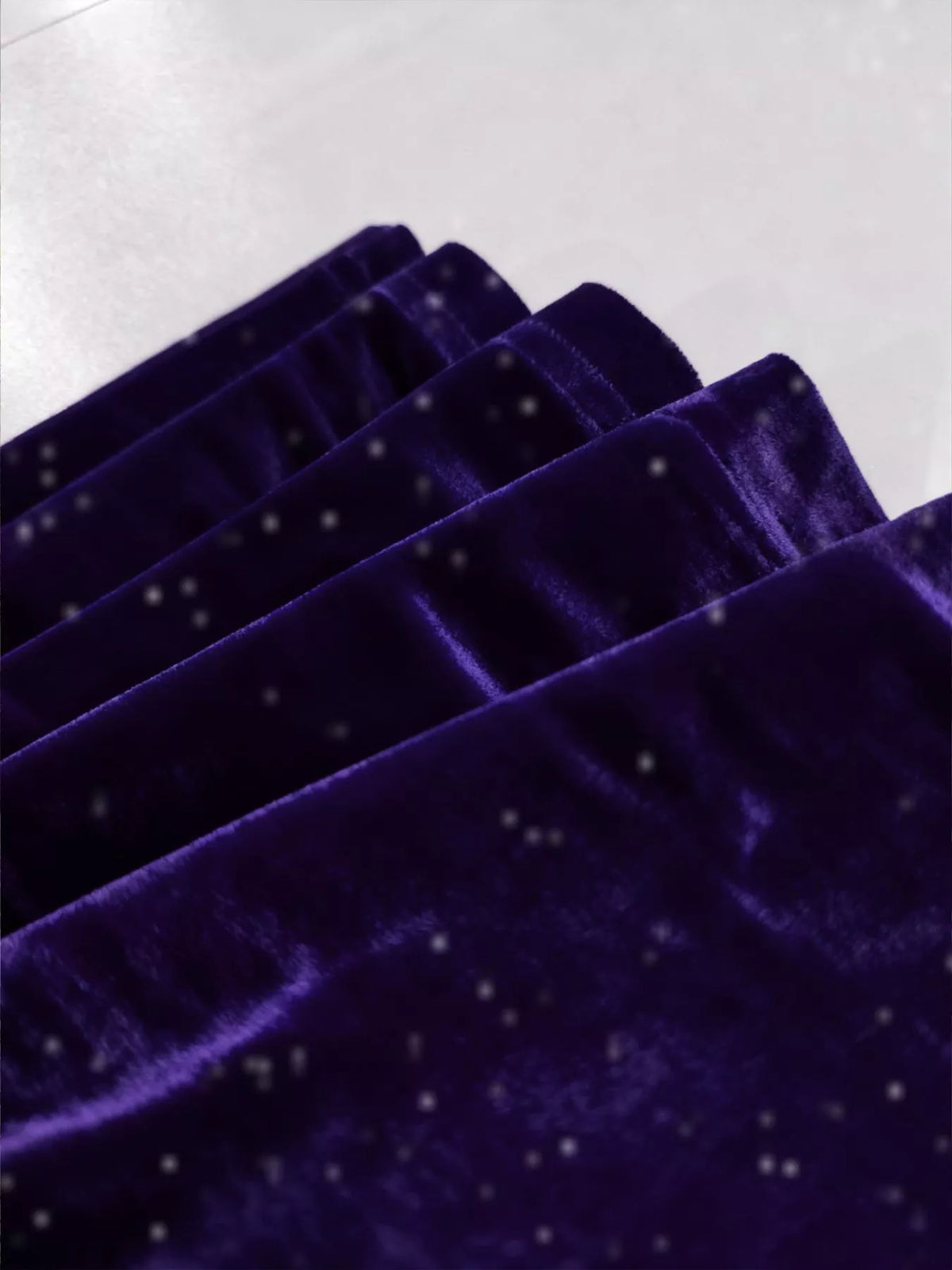 Velvet High Waist Flared Pants (27)