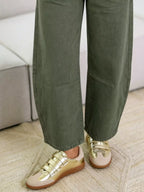 Wide-leg Jeans Front Patch Pockets (10)